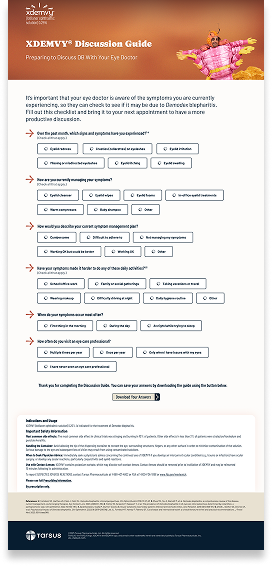 Doctor discussion guide