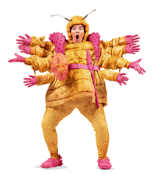 illustrated demodex mite character